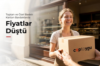Toptan ve Özel Baskılı Karton Bardaklarda Fiyatlar Düştü