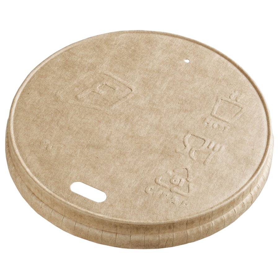 Delikli karton kapak d90 mm, kraft