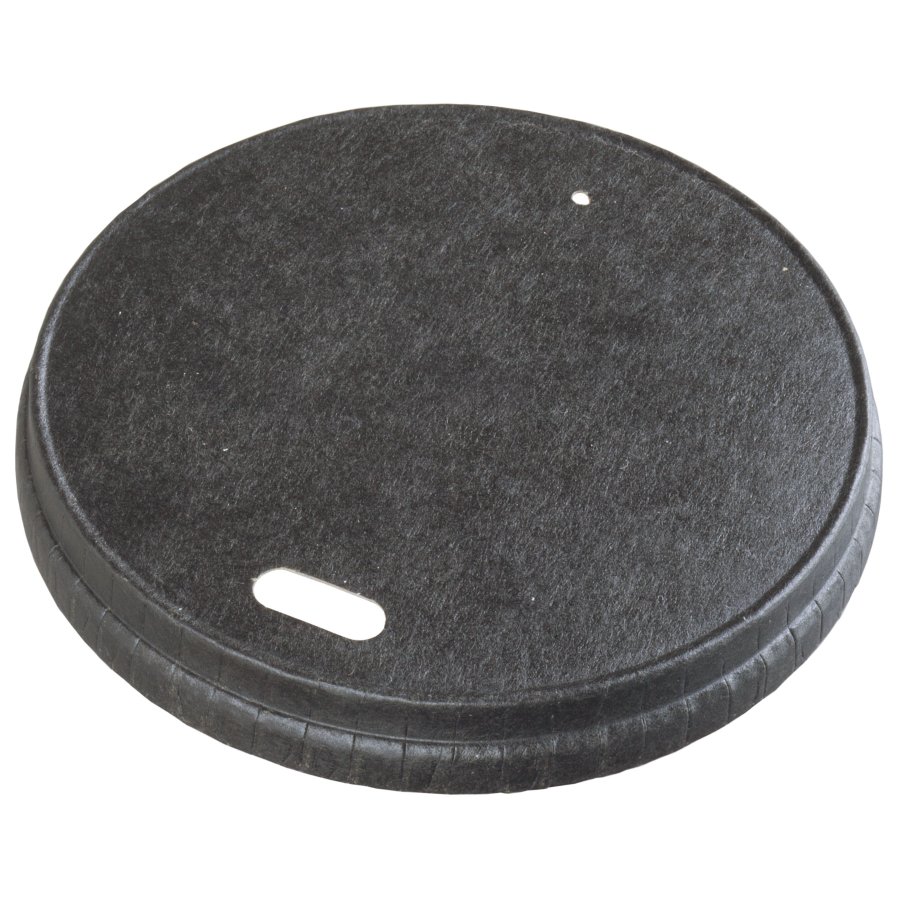 Delikli karton kapak d90 mm, siyah
