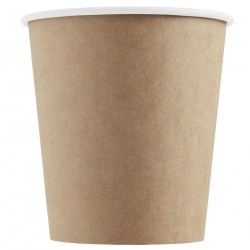 HB62-120-101665 Tek kullanımlık karton bardak kraft 4 oz (100 ml)